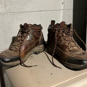 Ariat brown hi top terrain shoes